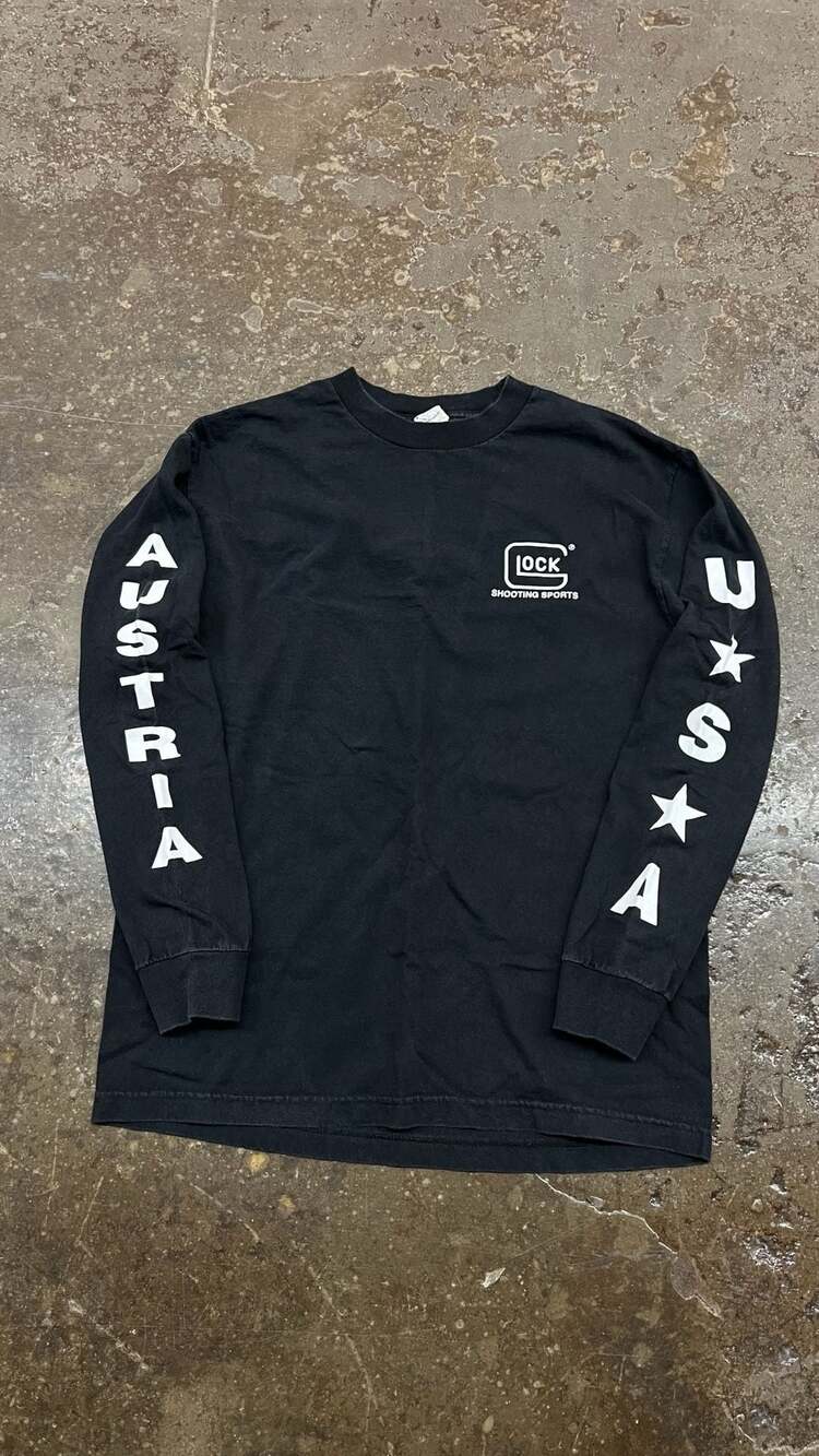 Vintage 90s Glock Shooting Sports Longsleeve Black (XL ..., CA